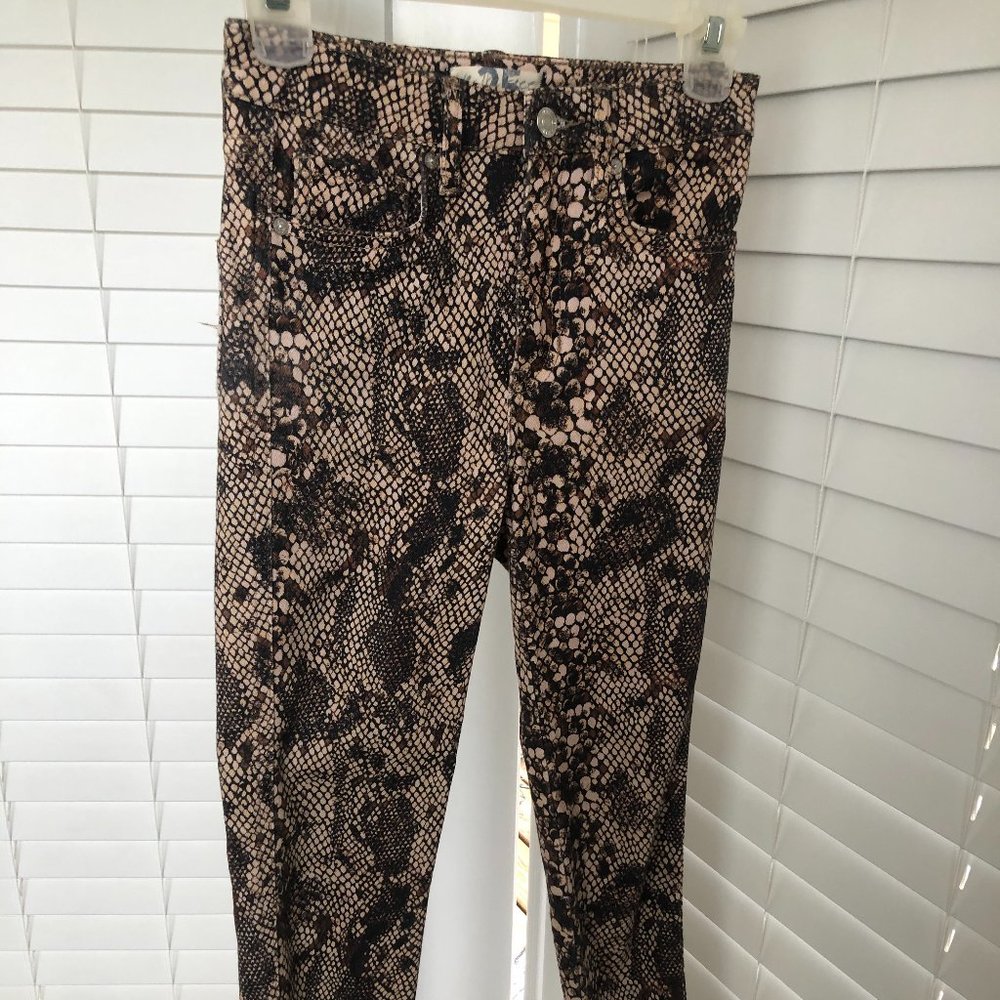Skinny Snake Print Jeans